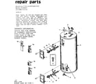 Kenmore 153328611 replacement parts diagram