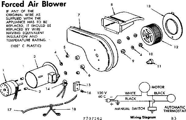 FORCED AIR BLOWER