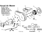 Kenmore 155707262 forced air blower diagram