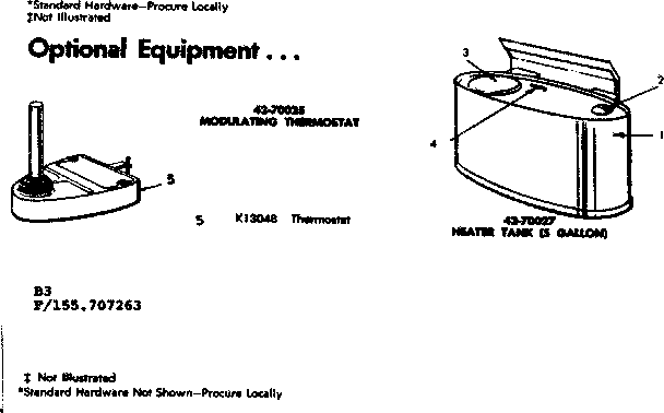 Optional equipment