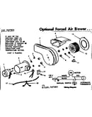 Optional forced air blower