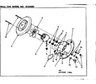 Sears 155840950 functional replacement parts diagram