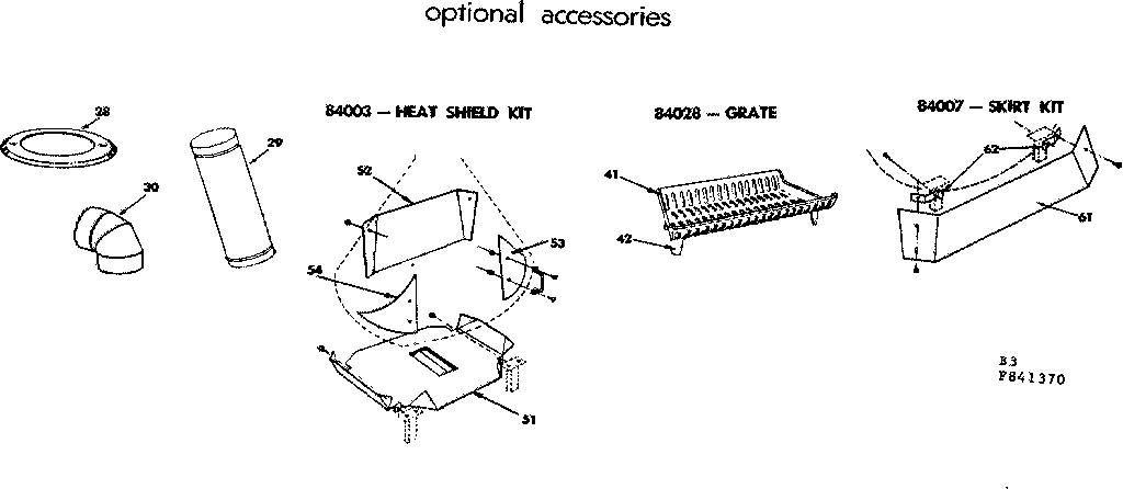 Optional accessories