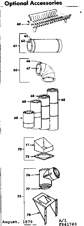 Optional replacement parts