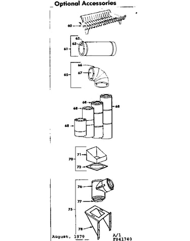 Optional replacement parts