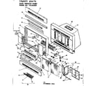 Kenmore 155843550 replacement parts diagram