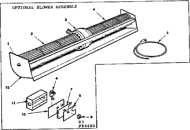 Optional blower assembly