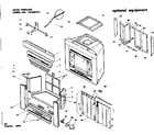 Kenmore 155845101 replacement parts diagram