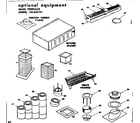 Kenmore 155845101 optional equipment diagram