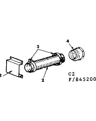 Combustion air kit