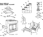 Kenmore 155846901 replacement parts diagram