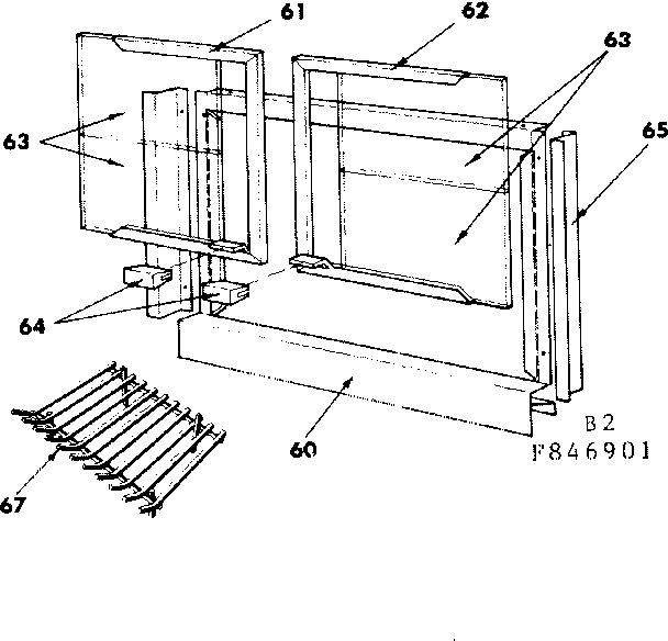 MAIN FRAME W/HINGES