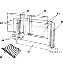 Main frame w/hinges