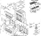 Kenmore 155847800 replacement parts diagram