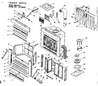 Kenmore 155848600 replacement parts diagram