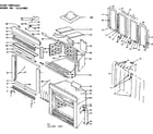 Kenmore 155849801 replacement parts diagram