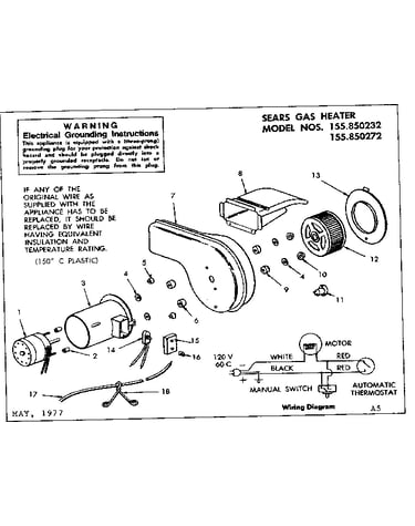 Optional forced air blower