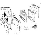 Kenmore 155852532 replacement parts diagram