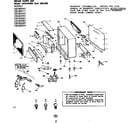 Kenmore 155853301 replacement parts diagram