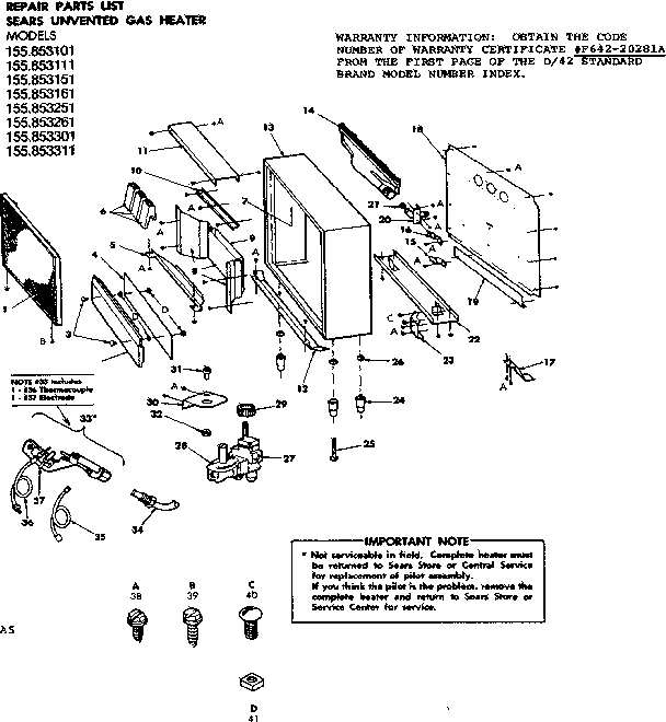Replacement parts
