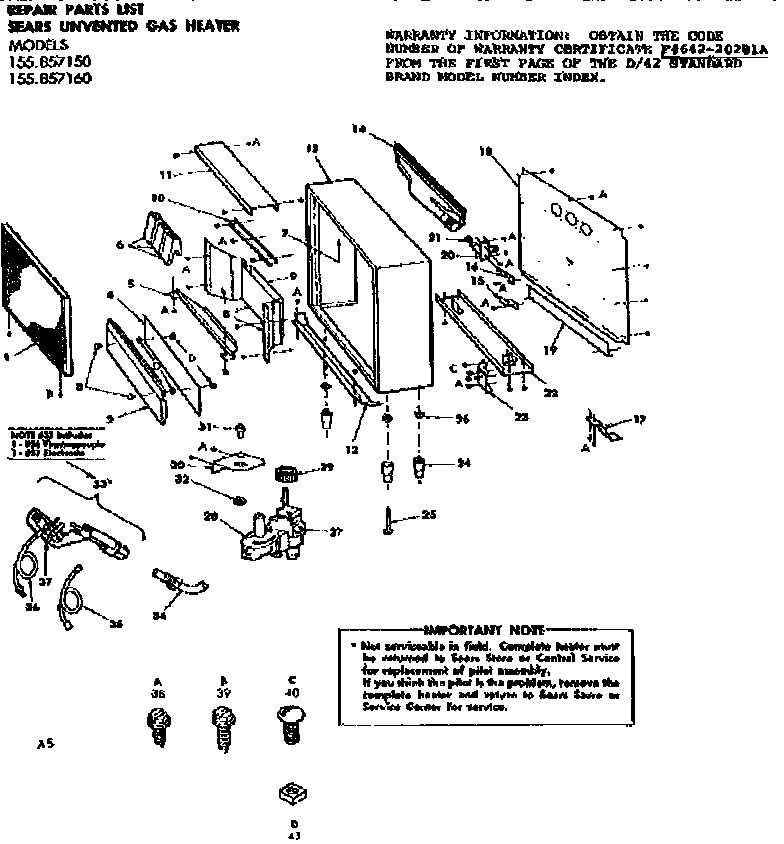 Replacement parts