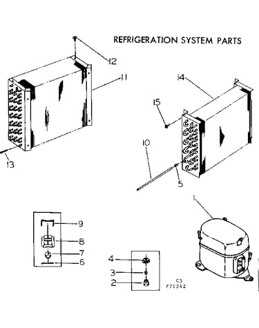 Refrigeration system parts
