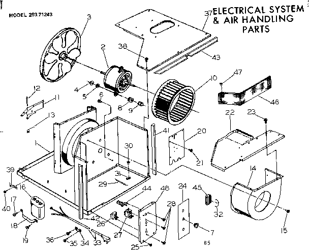 Electrical system & air handling parts