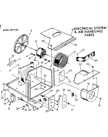 Electrical system & air handling parts