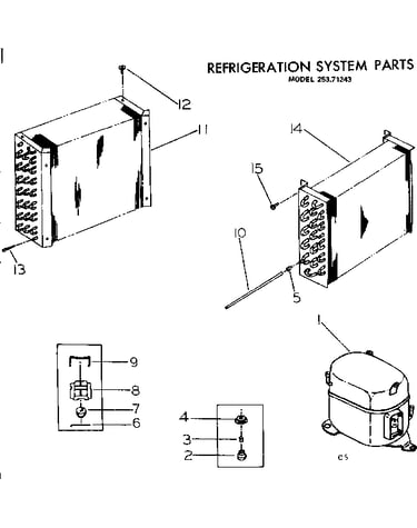 Refrigeration system parts