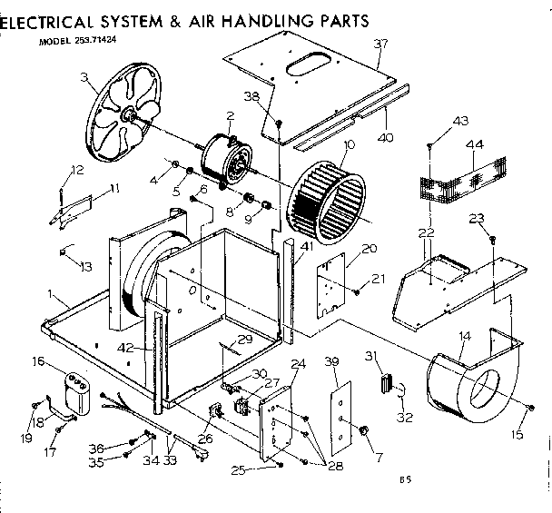Electrical system & air handling parts