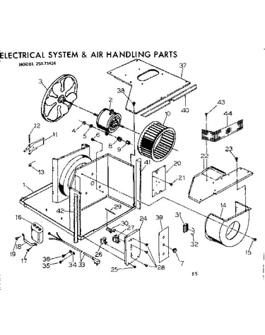Electrical system & air handling parts