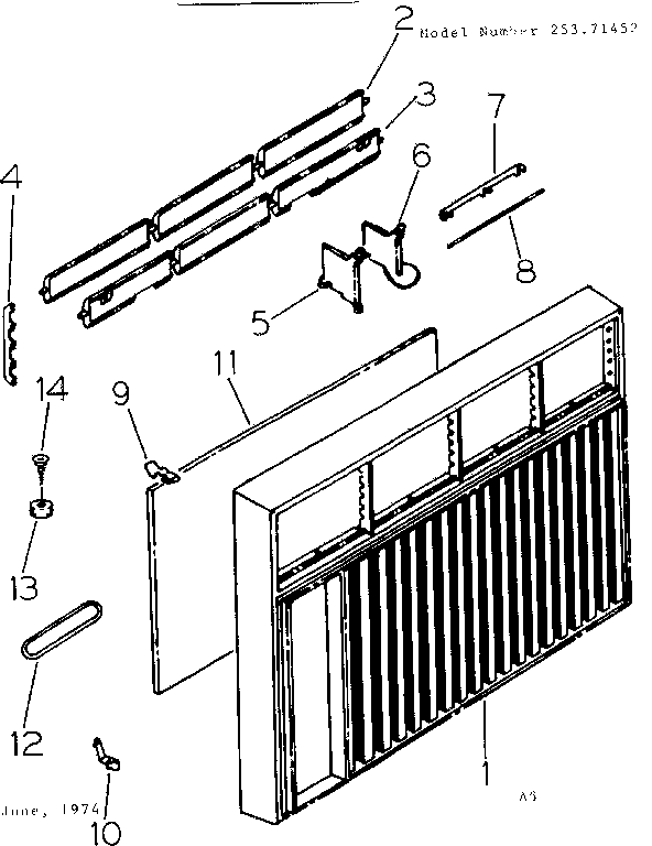 Cabinet & front parts