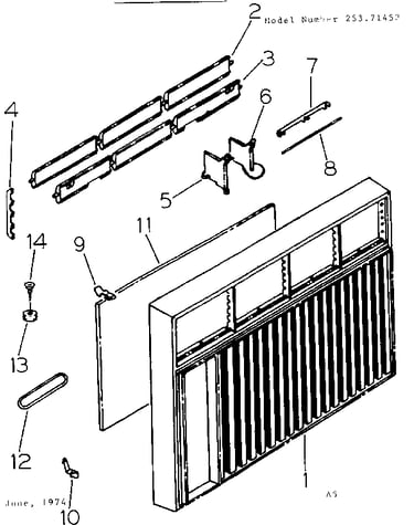 Cabinet & front parts