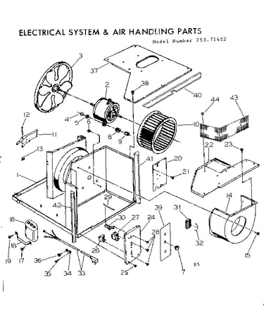 Electrical system & air handling parts