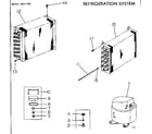 Kenmore 25371454 refrigeration system diagram