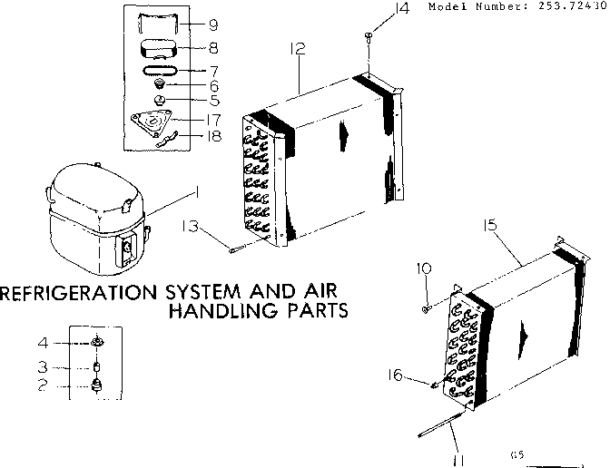Refrigeration system & air handling parts