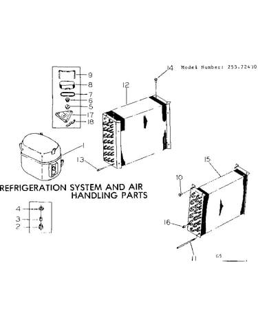 Refrigeration system & air handling parts