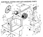Kenmore 25372440 electrical system & air handling parts diagram