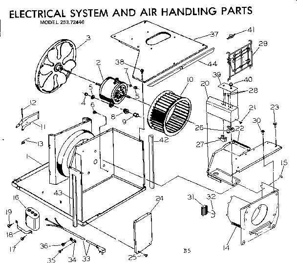 Electrical system & air handling parts