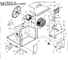 Kenmore 25372460 electrical & air handling parts diagram