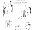Kenmore 25372460 refrigeration system & air handling parts diagram