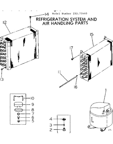 Refrigeration system & air handling parts