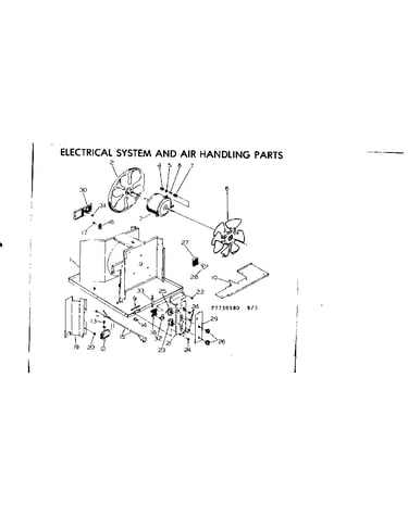 Electrical system and air handling parts