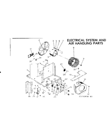 Electrical system and air handling parts