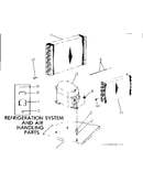 Refrigeration system and air handling parts