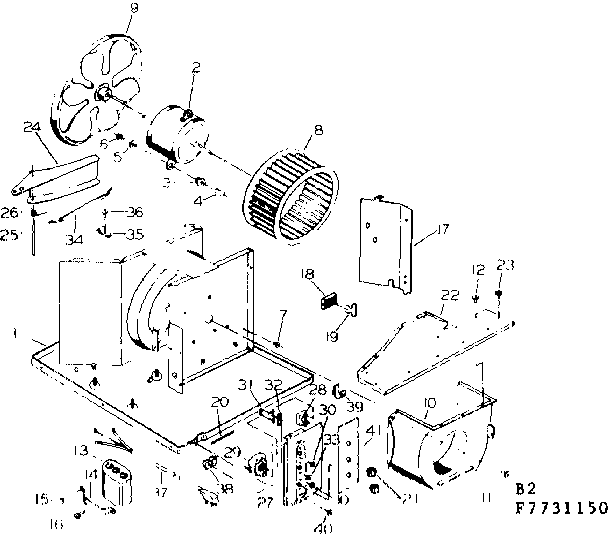 Electrical system and air handling parts