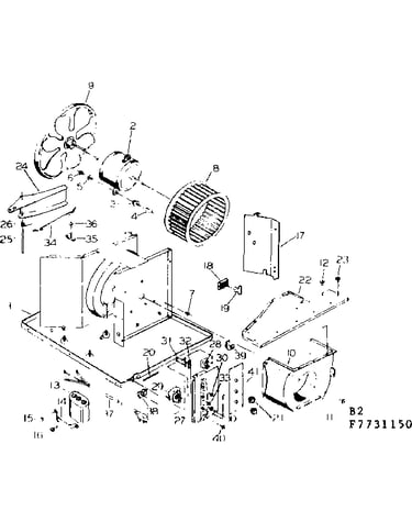 Electrical system and air handling parts