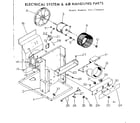 Kenmore 2537740660 electrical system & air handling parts diagram