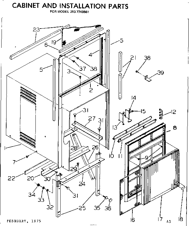 CABINET INSTALLATION PARTS