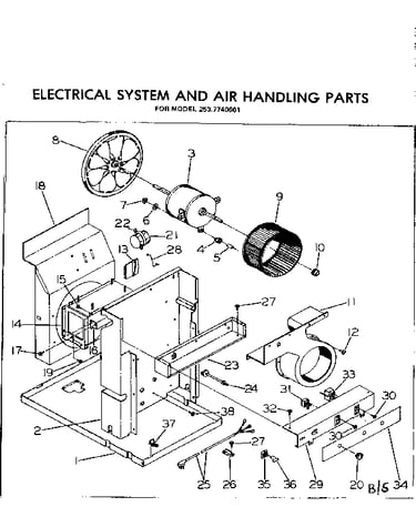 Electrical system & air handling parts